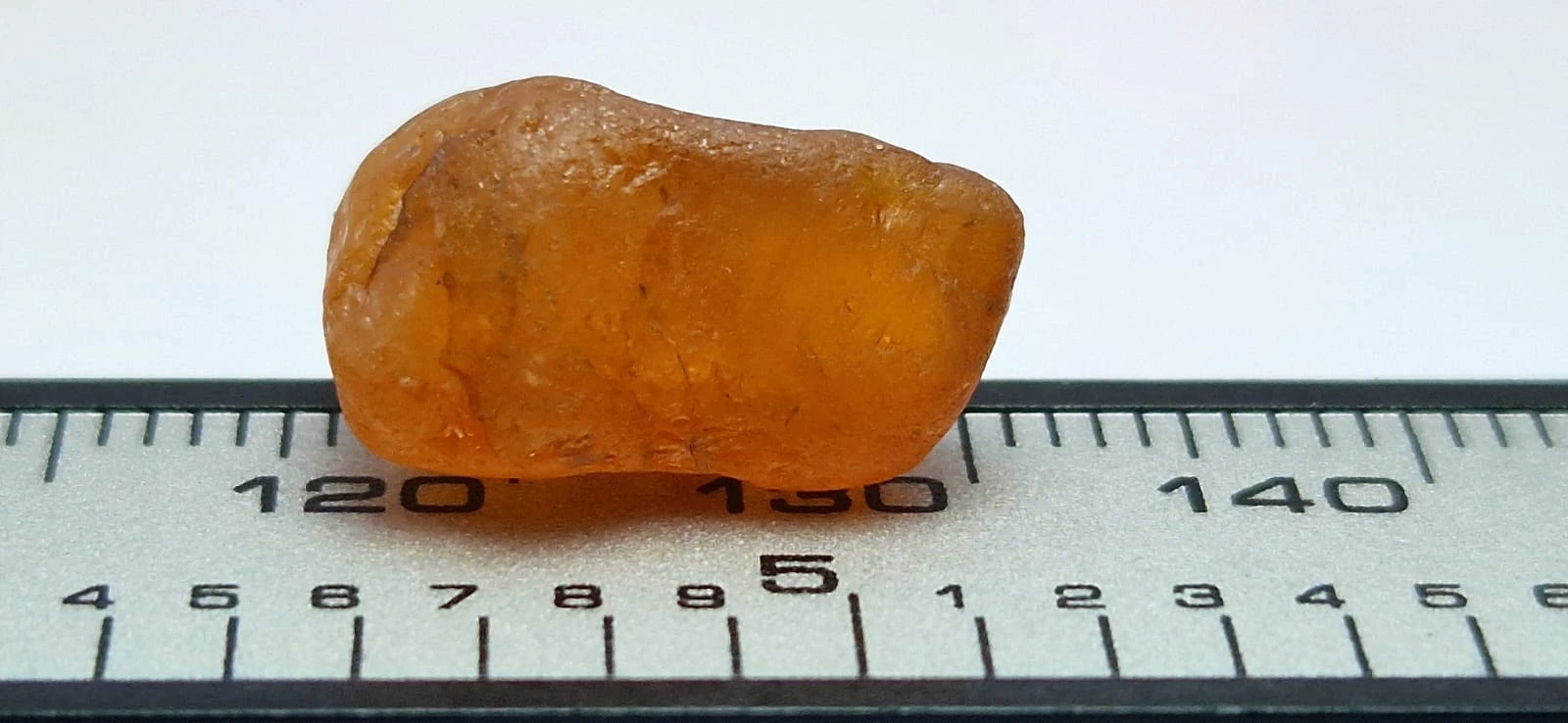 12.3ct Rough Natural Fanta Spessartite Garnet from Nigeria — view 3